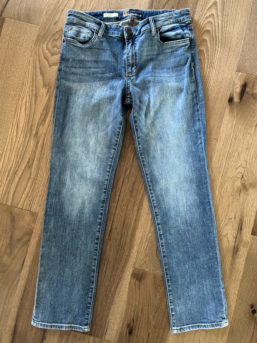 Kut from the Kloth Katy Boyfriend Straight Jeans Size 10